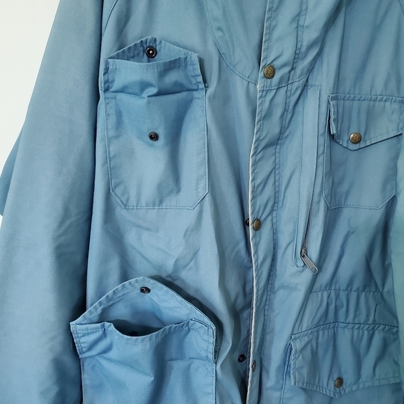 VINTAGE Mens Class 5 C5 Outdoor Jacket Size Medium Blue Tan Made in USA - Picture 5 of 16